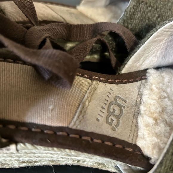 UGG Delmar Wedge Peep Toe Espadrille Sandals - Picture 5 of 9